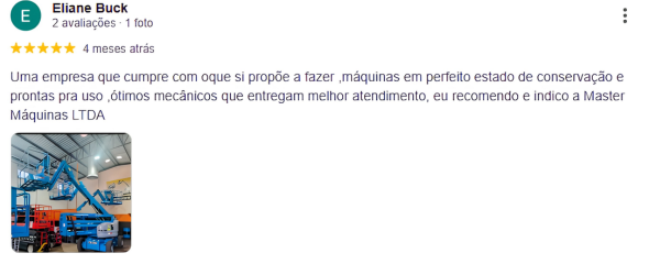 Avaliação de Cliente Master 2